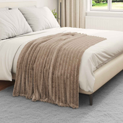 Coperte da Pile 6 pcs Cammello 150 x 130 cm Panno | homemem39