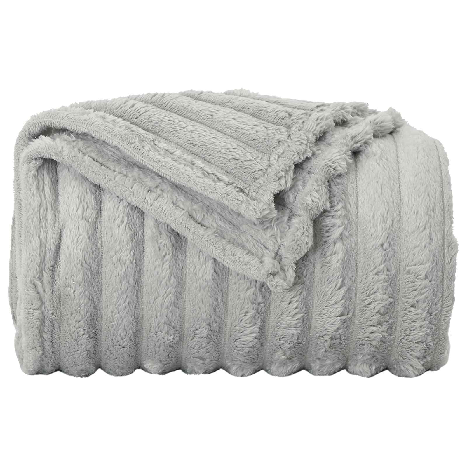 Coperte da Pile 6 pcs Grigio 150 x 130 cm Panno | homemem39