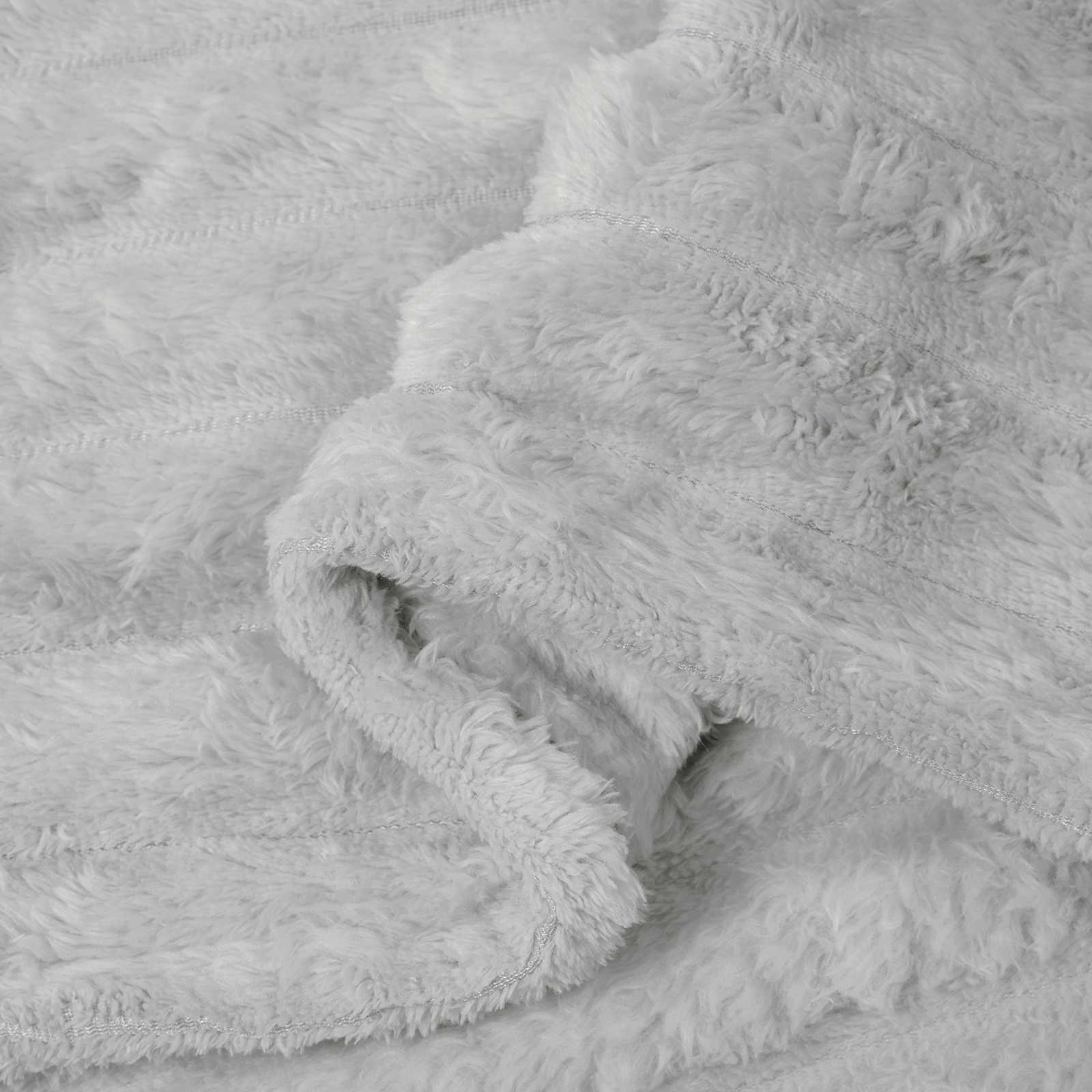 Coperte da Pile 6 pcs Grigio 200 x 150 cm Panno | homemem39
