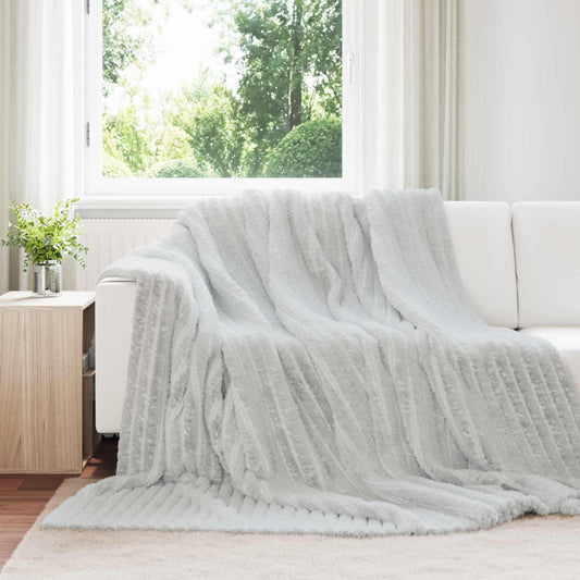 Coperte da Pile 6 pcs Grigio 240 x 220 cm Panno | homemem39