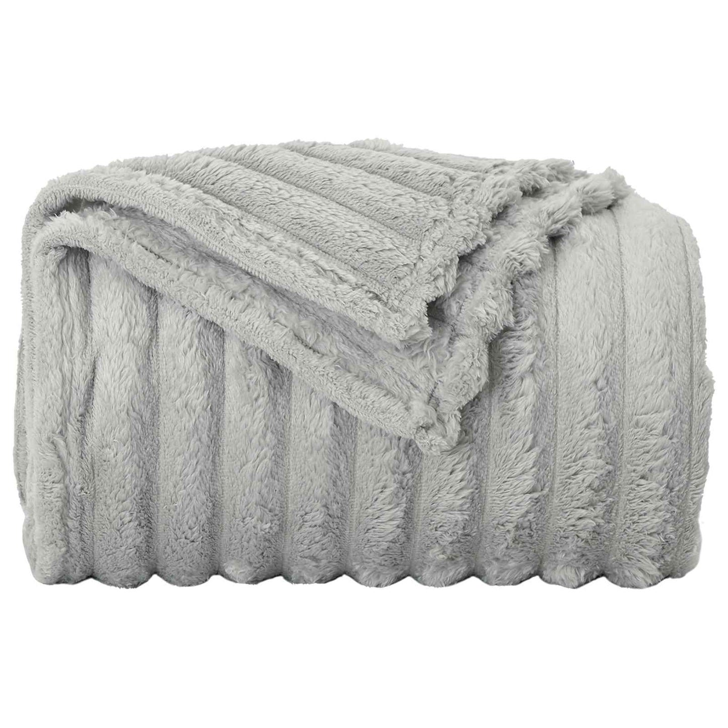 Coperte da Pile 6 pcs Grigio 270 x 240 cm Panno | homemem39