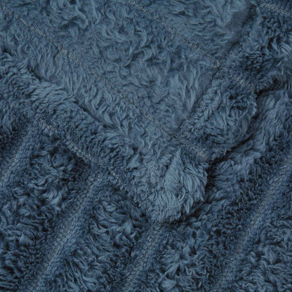 Coperte da Pile 6 pcs Blu navy 150 x 130 cm Panno | homemem39