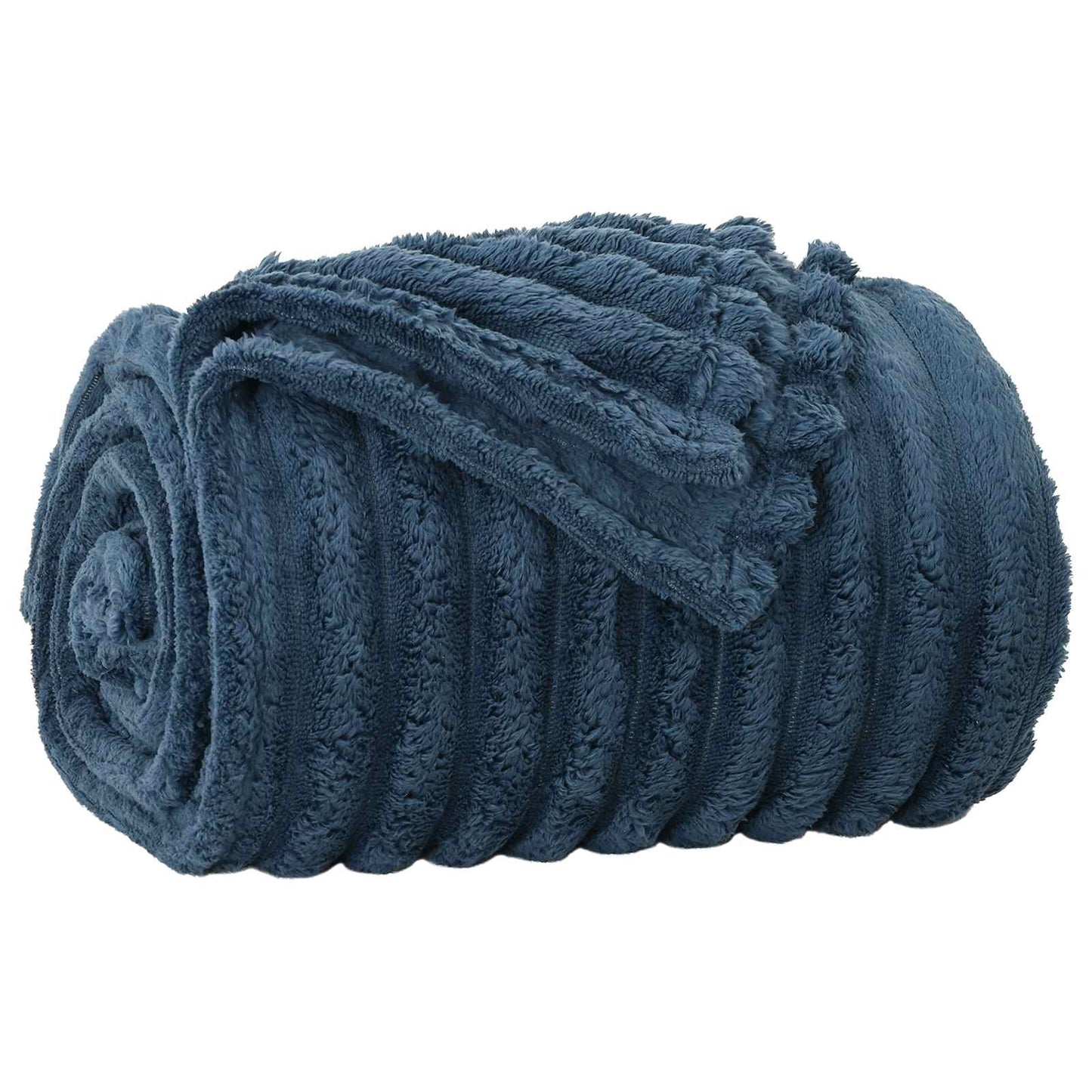 Coperte da Pile 6 pcs Blu navy 200 x 150 cm Panno | homemem39