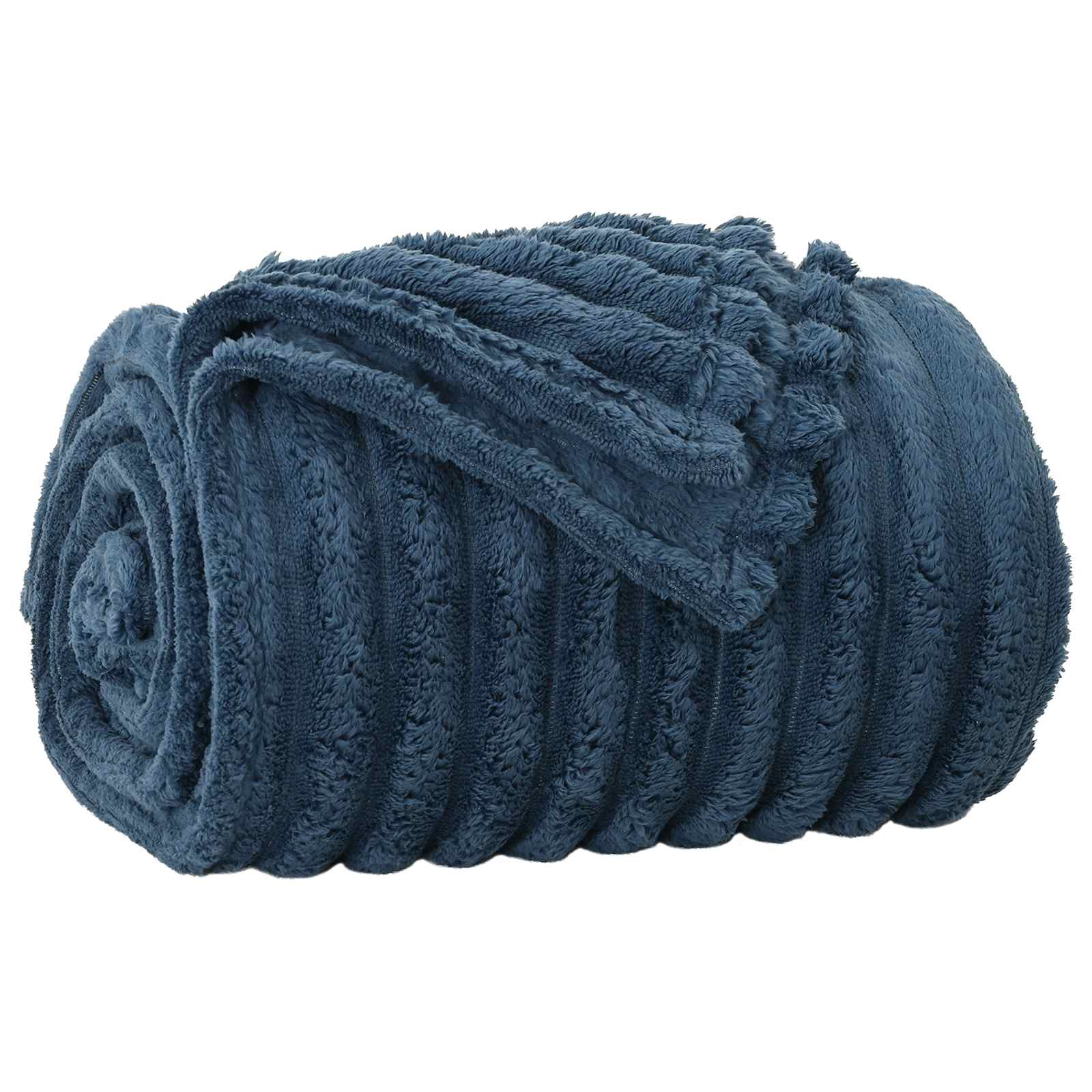 Coperte da Pile 6 pcs Blu navy 200 x 150 cm Panno | homemem39