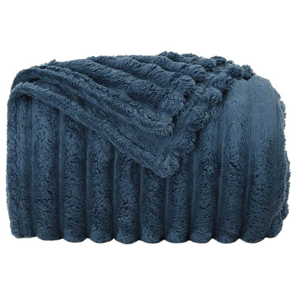 Coperte da Pile 6 pcs Blu navy 200 x 150 cm Panno | homemem39