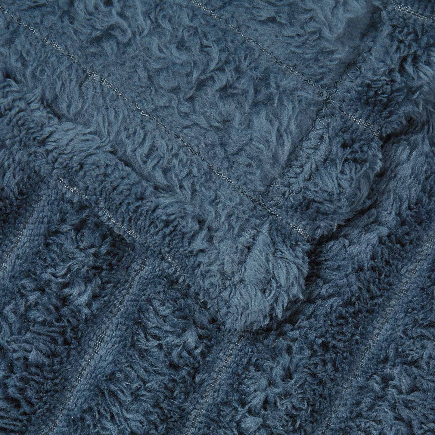 Coperte da Pile 6 pcs Blu navy 270 x 240 cm Panno | homemem39