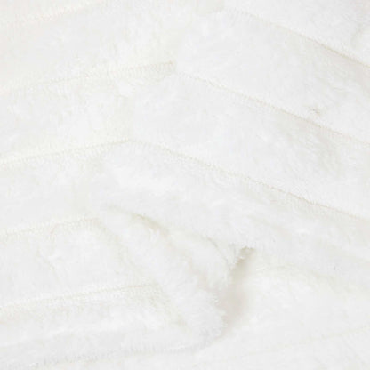 Coperte da Pile 6 pcs Bianco 150 x 130 cm Panno | homemem39