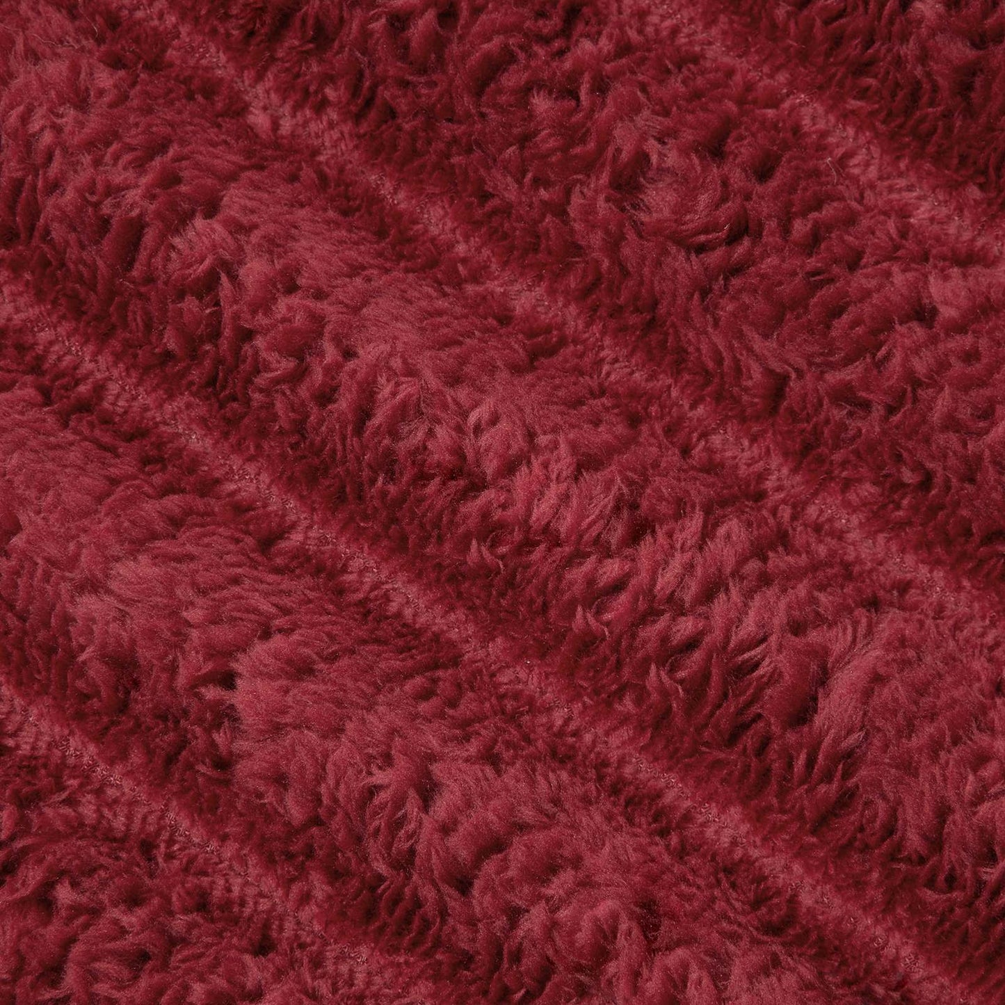 Coperte da Pile 6 pcs Rosso Bordeaux 150 x 130 cm Panno | homemem39