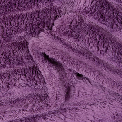 Coperte da Pile 6 pcs Viola 240 x 220 cm Panno | homemem39