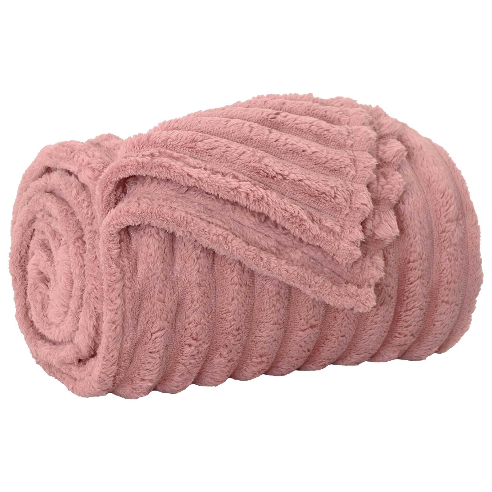 Coperte da Pile 6 pcs Rosa 150 x 130 cm Panno | homemem39