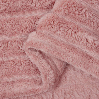 Coperte da Pile 6 pcs Rosa 240 x 220 cm Panno | homemem39