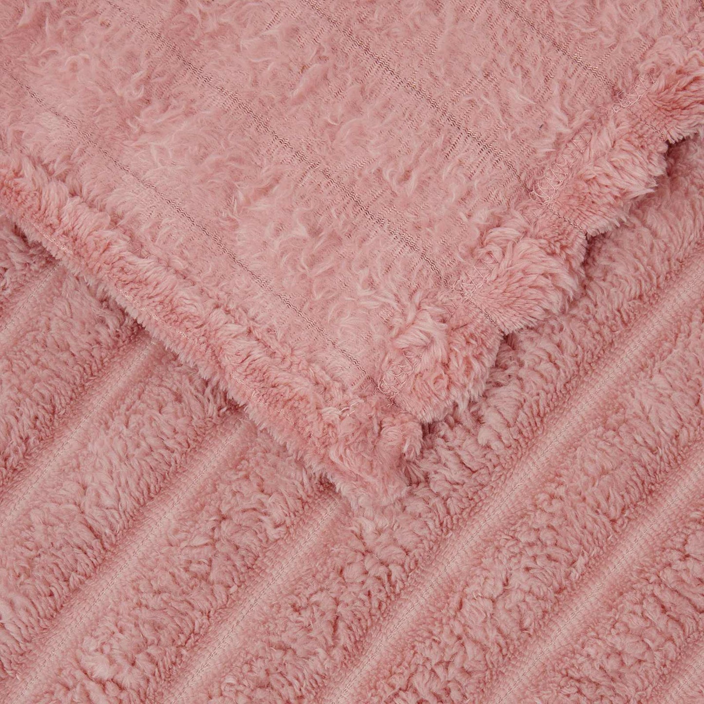 Coperte da Pile 6 pcs Rosa 270 x 240 cm Panno | homemem39