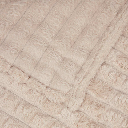 Coperta Beige 200 x 150 cm Panno