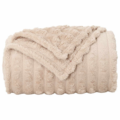 Coperta Beige 200 x 150 cm Panno