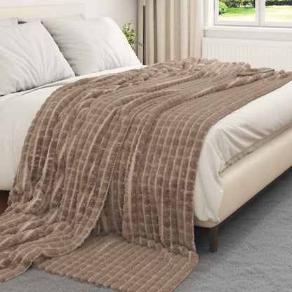 Coperta Cammello 270 x 240 cm Panno