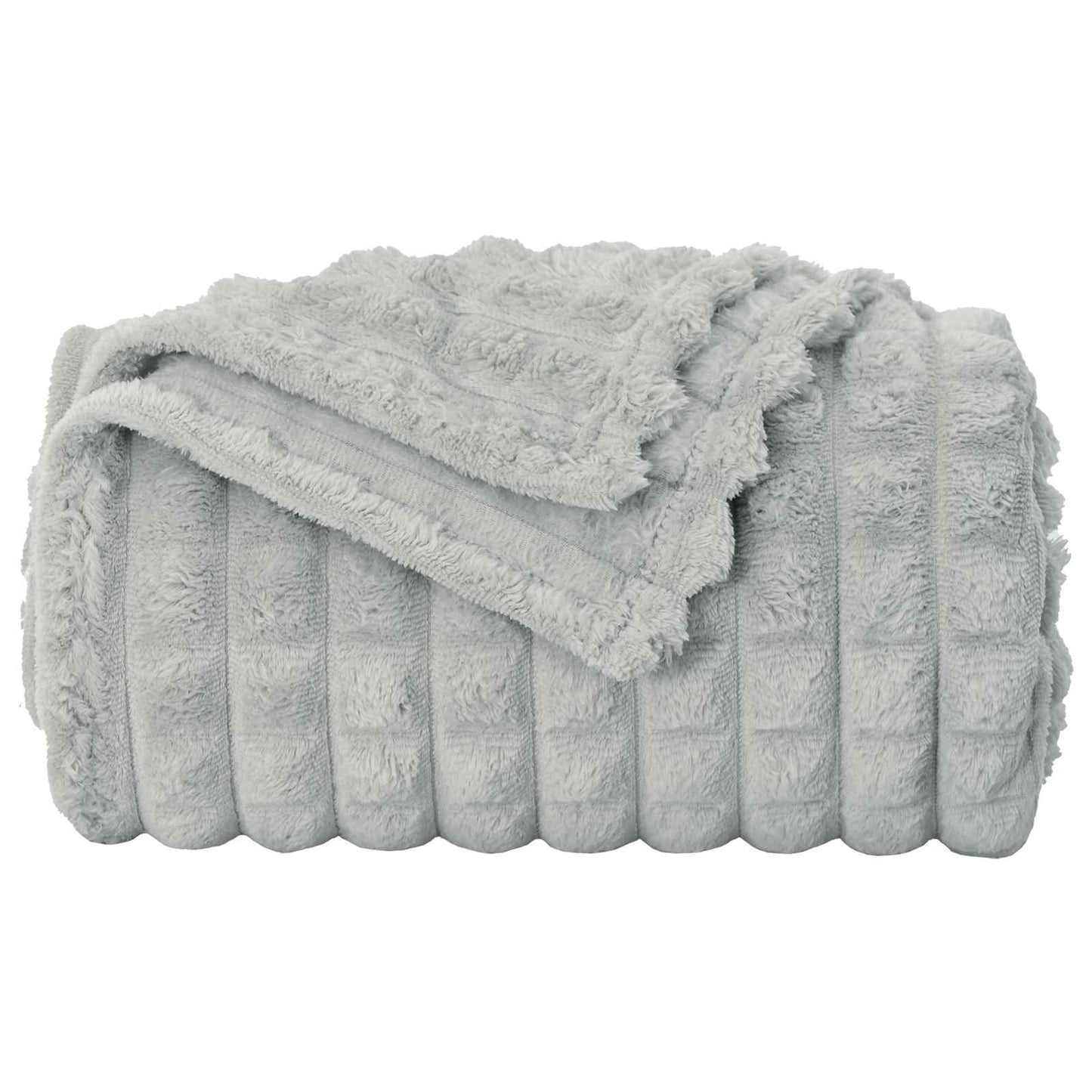 Coperta Grigio 150 x 130 cm Panno | homemem39