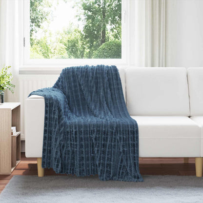 Coperta Blu navy 150 x 130 cm Panno | homemem39
