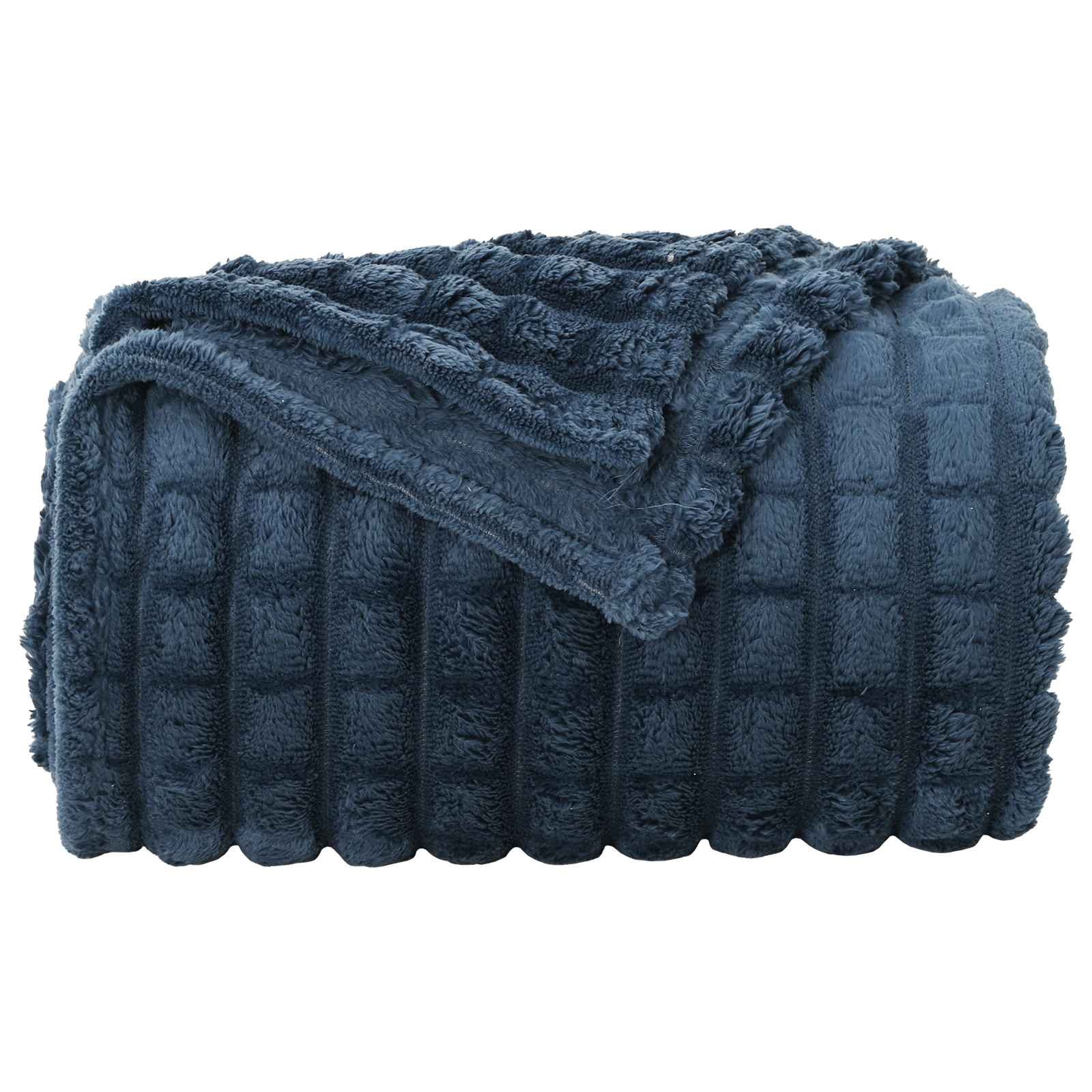 Coperta Blu navy 200 x 150 cm Panno | homemem39
