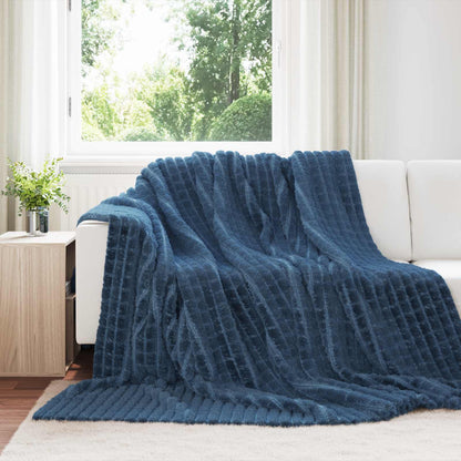Coperta Blu navy 240 x 220 cm Panno | homemem39