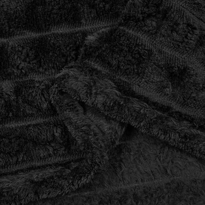 Coperta Nero 200 x 150 cm Panno | homemem39