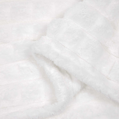Coperta Bianco 150 x 130 cm Panno | homemem39