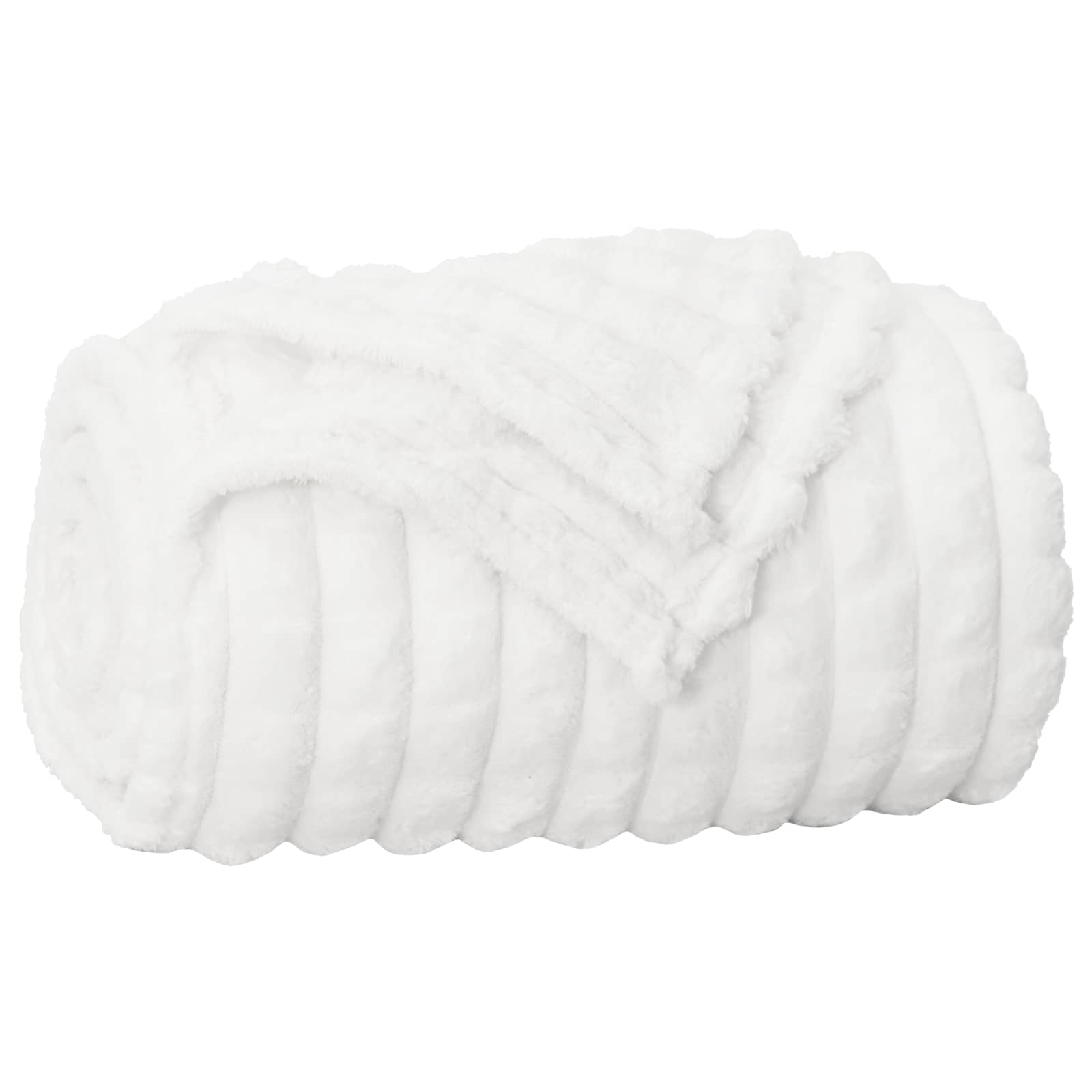 Coperta Bianco 150 x 130 cm Panno | homemem39