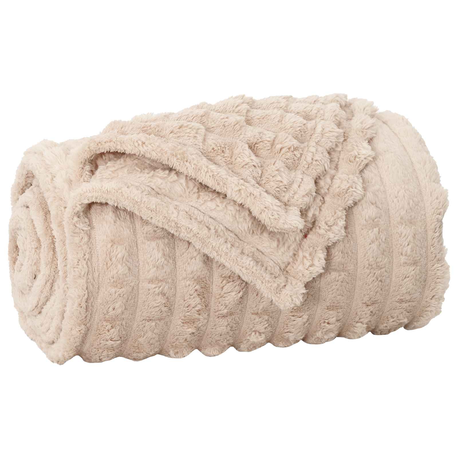 Coperte da Pile 6 pcs Beige 150 x 130 cm Panno | homemem39