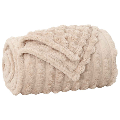 Coperte da Pile 6 pcs Beige 150 x 130 cm Panno | homemem39