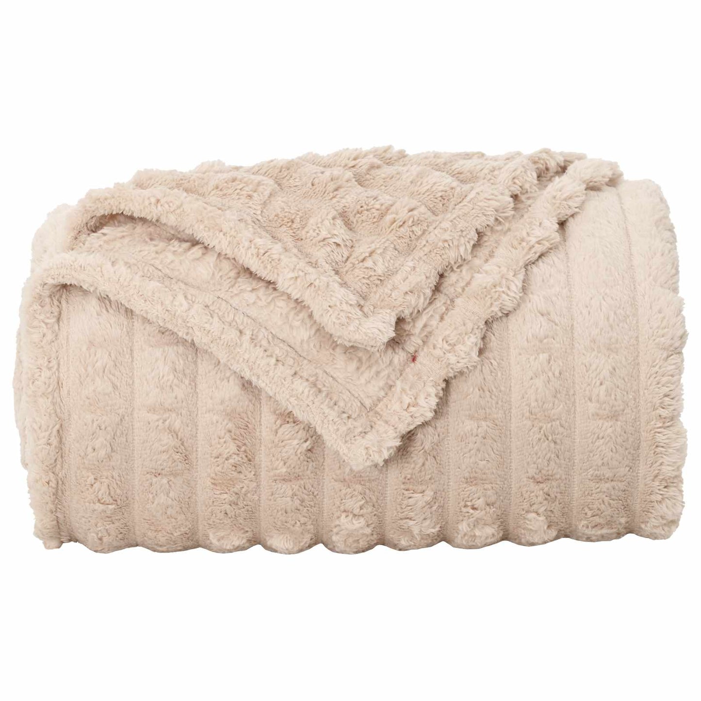 Coperte da Pile 6 pcs Beige 150 x 130 cm Panno | homemem39