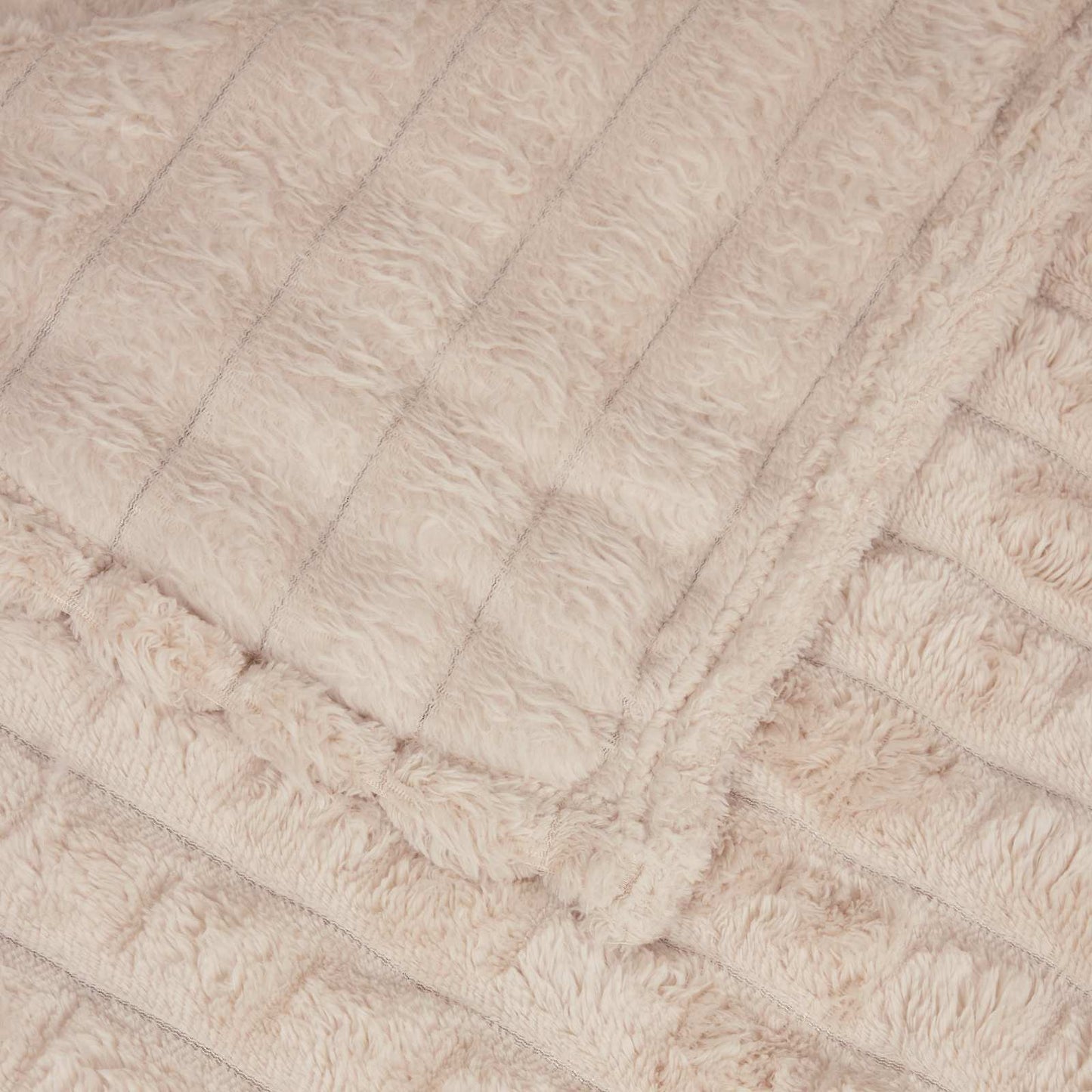 Coperte da Pile 6 pcs Beige 240 x 220 cm Panno