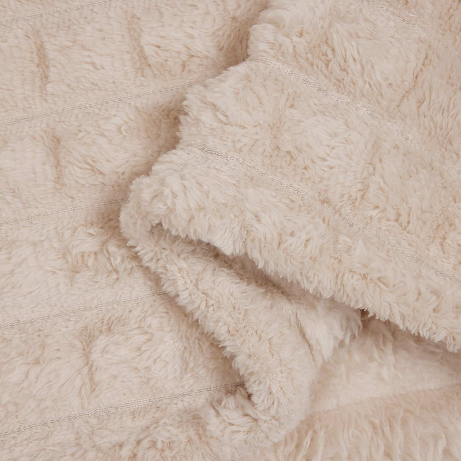 Coperte da Pile 6 pcs Beige 270 x 240 cm Panno | homemem39