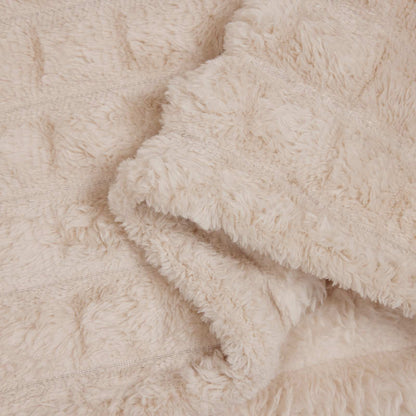 Coperte da Pile 6 pcs Beige 270 x 240 cm Panno | homemem39