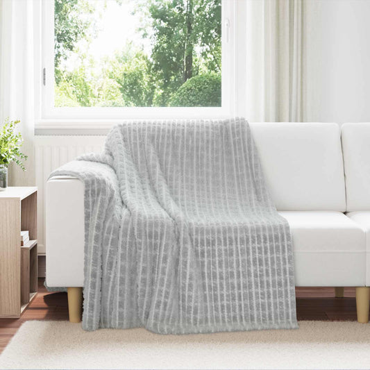 Coperte da Pile 6 pcs Grigio 200 x 150 cm Panno | homemem39