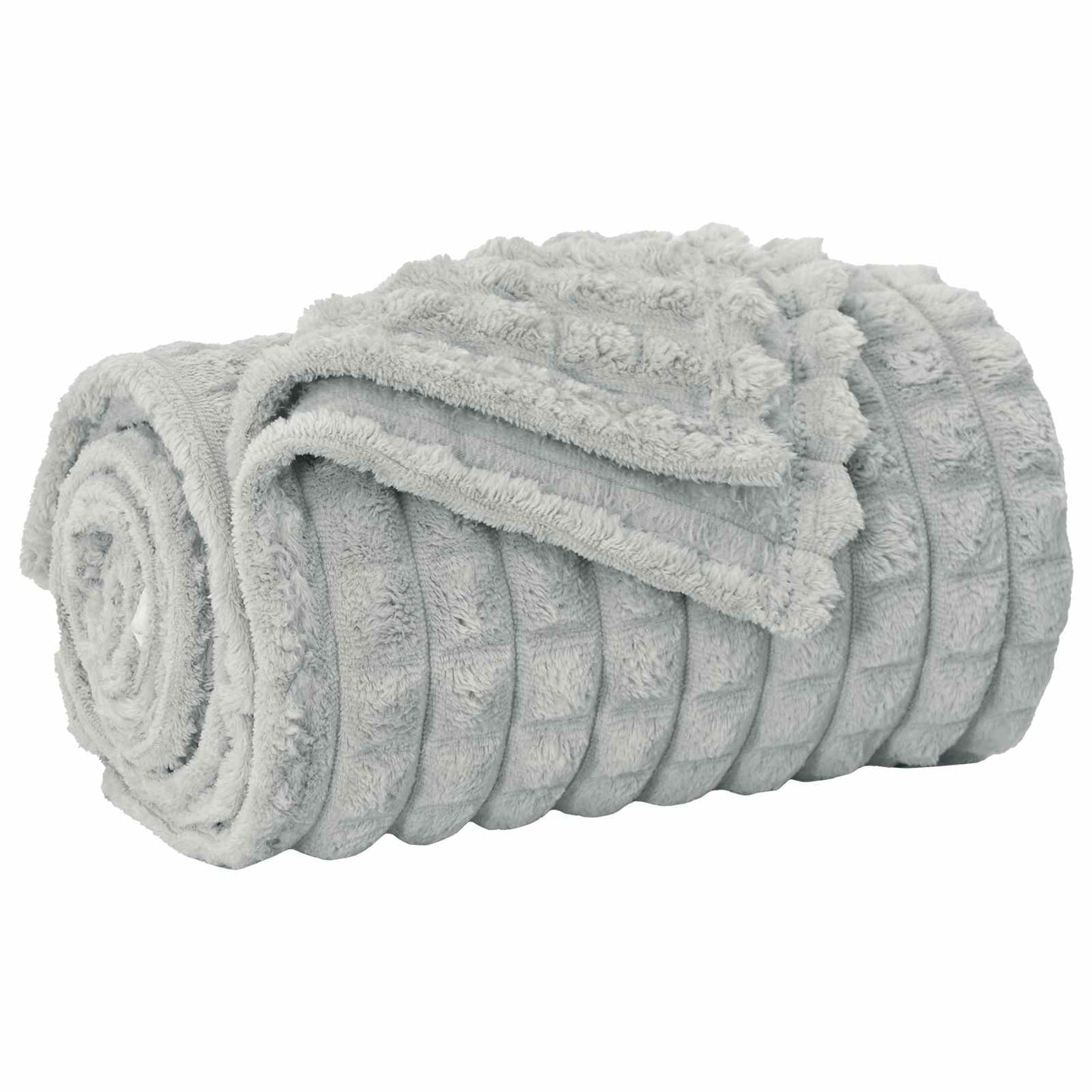 Coperte da Pile 6 pcs Grigio 240 x 220 cm Panno | homemem39