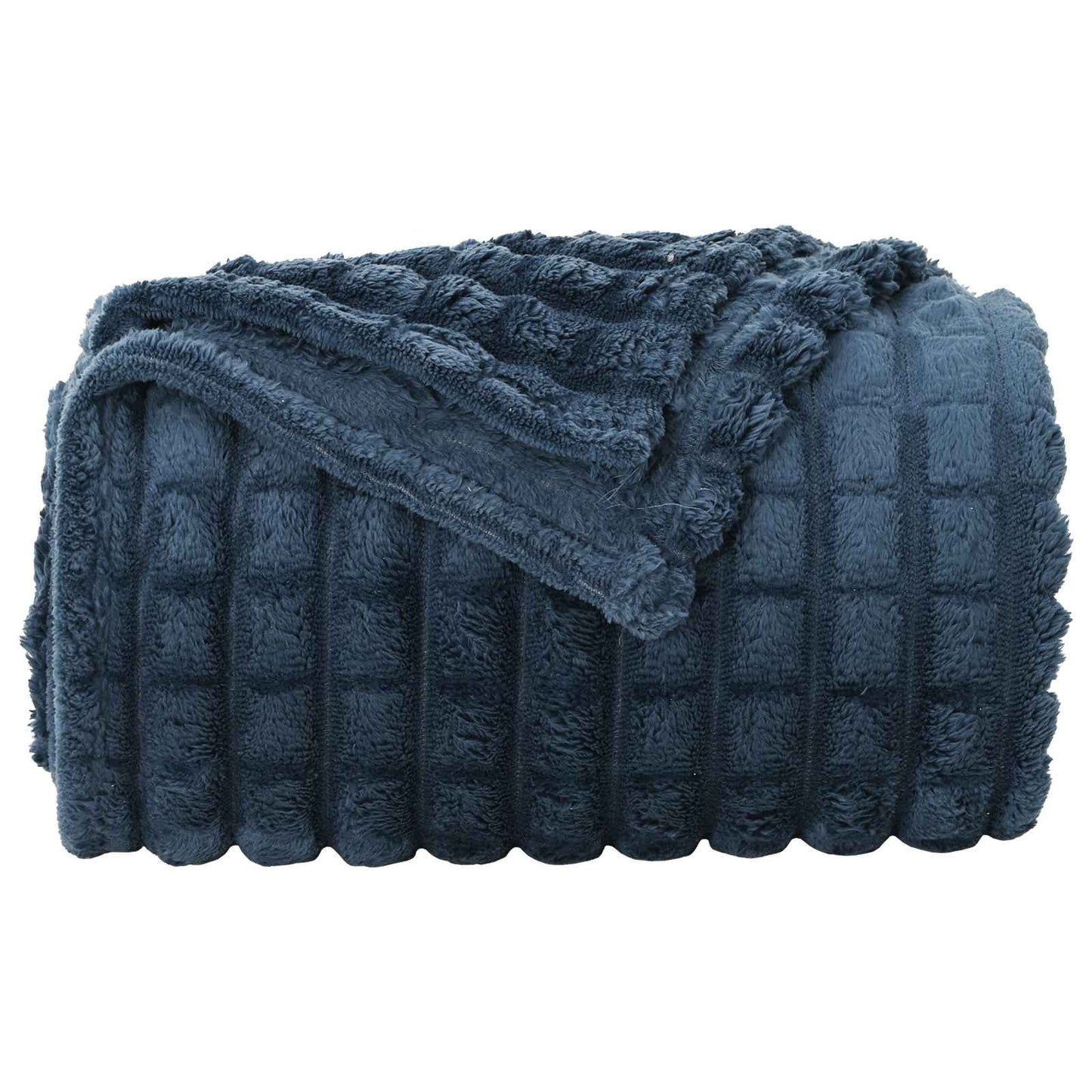 Coperte da Pile 6 pcs Blu navy 200 x 150 cm Panno | homemem39