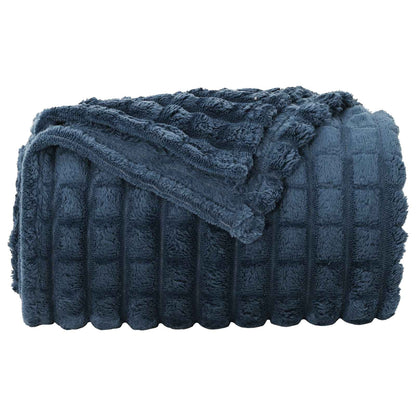 Coperte da Pile 6 pcs Blu navy 240 x 220 cm Panno | homemem39