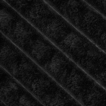 Coperte da Pile 6 pcs Nero 270 x 240 cm Panno | homemem39