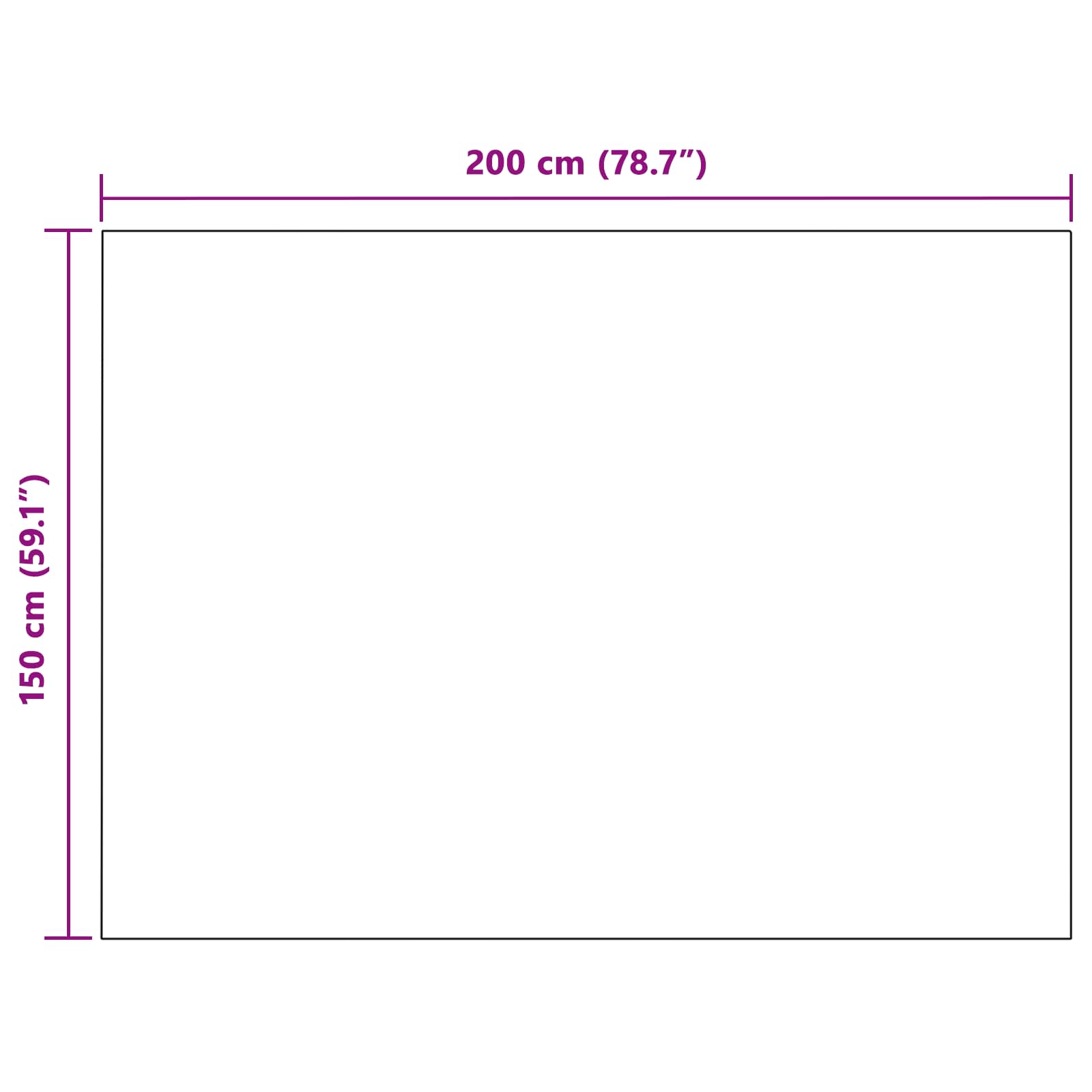 Coperte da Pile 6 pcs Bianco 200 x 150 cm Panno | homemem39