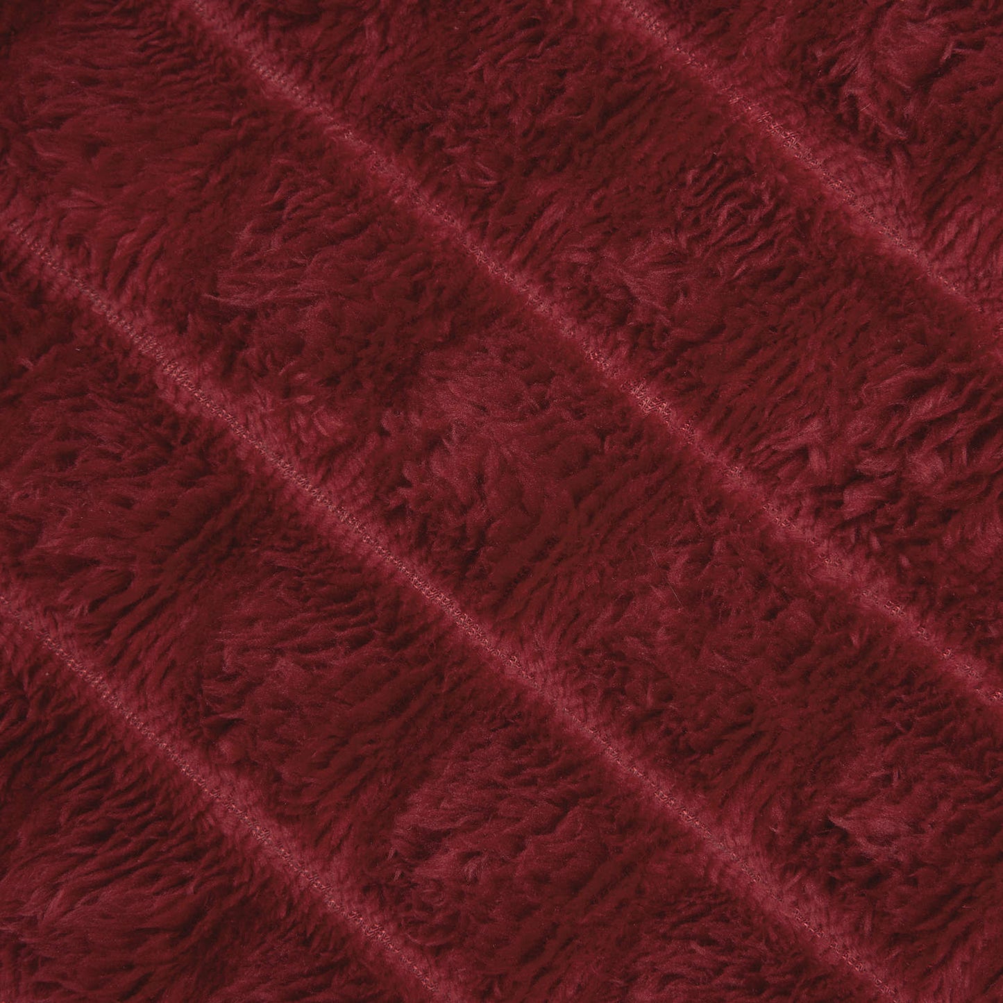 Coperte da Pile 6 pcs Rosso Bordeaux 200 x 150 cm Panno