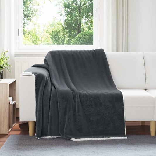 Coperta Grigio Scuro 150 x 200 cm 1.64 kg Panno - homemem39