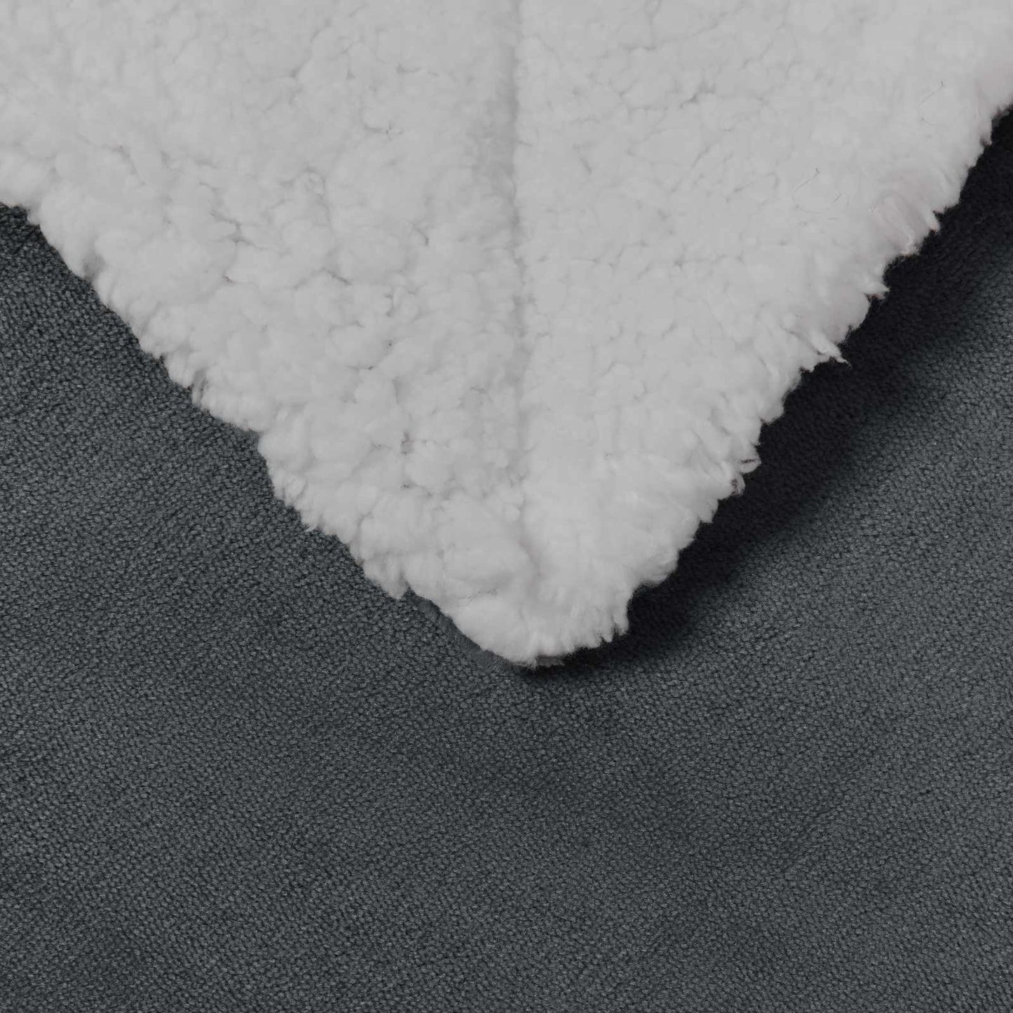 Coperta Grigio scuro 240 x 270 cm Panno