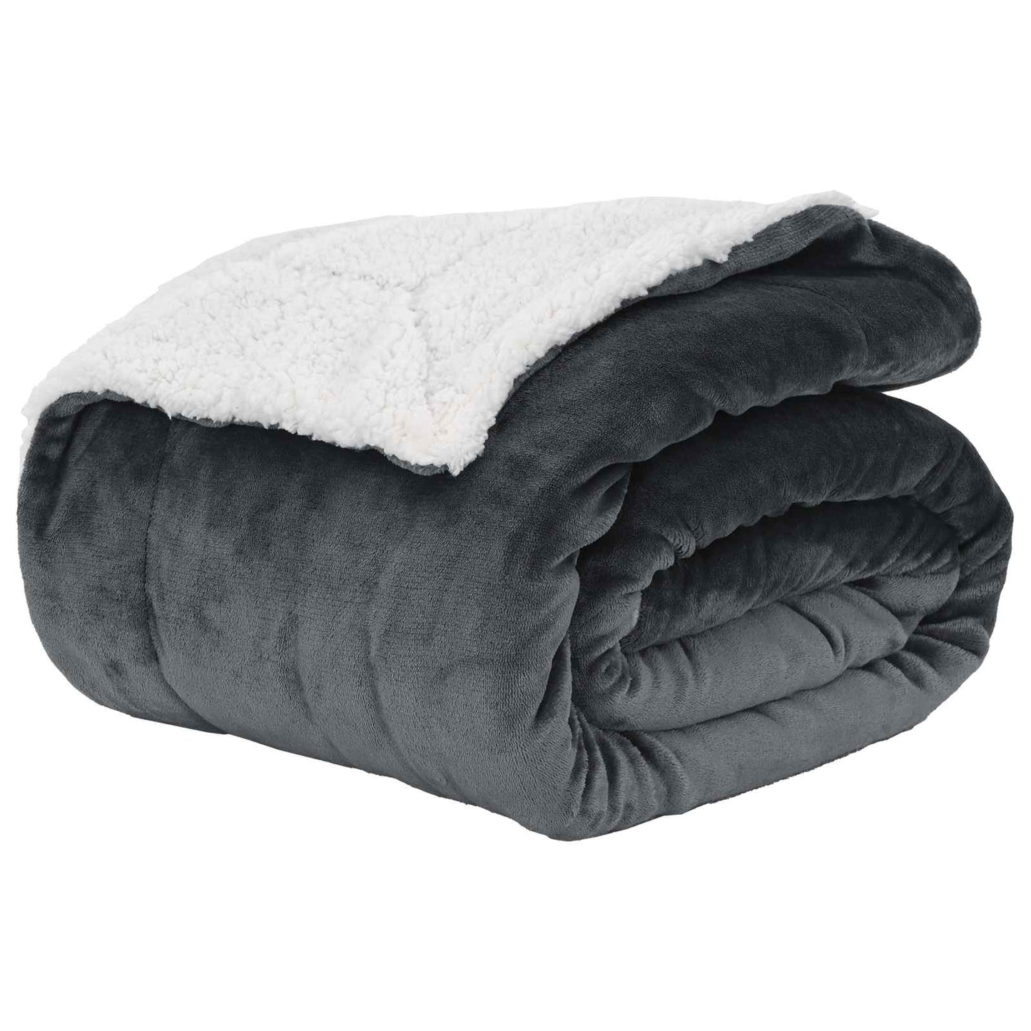Coperta Grigio scuro 240 x 270 cm Panno