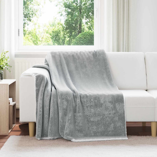 Coperta Grigio 150 x 200 cm 1.64 kg Panno - homemem39
