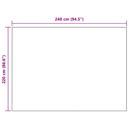 Coperta Grigio 220 x 240 cm Panno