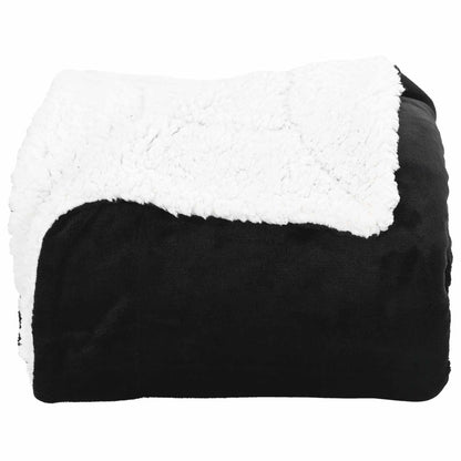Coperta Nero 150 x 200 cm Panno