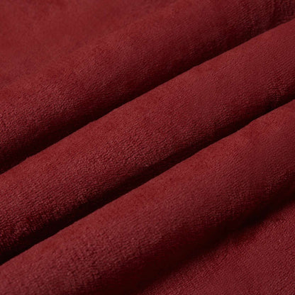 Coperta Rosso Bordeaux 150 x 200 cm Panno | homemem39