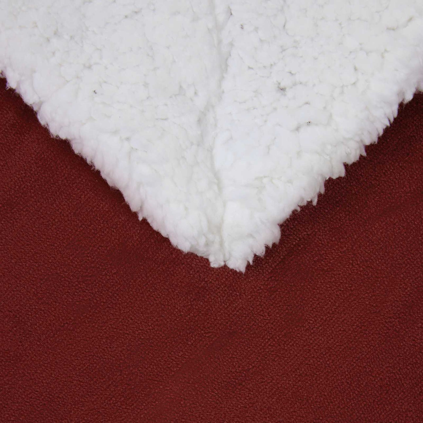 Coperta Rosso Bordeaux 220 x 240 cm Panno