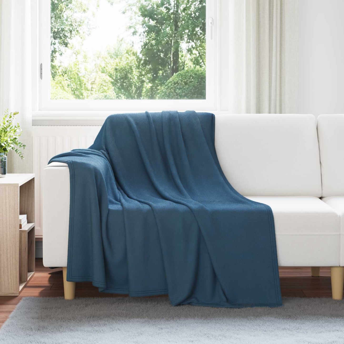 Coperta Blu navy 200 x 150 cm Panno