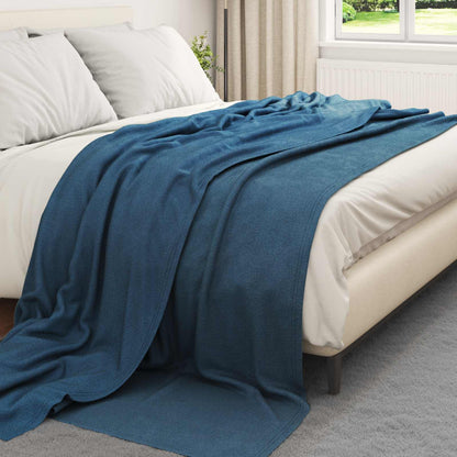 Coperta Blu navy 270 x 240 cm Panno
