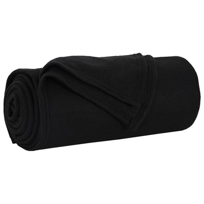 Coperta Nero 170 x 130 cm Panno